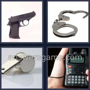 4 Images 1 Mot 8 lettres POLICIER