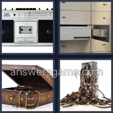 4 Images 1 Mot 8 lettres CASSETTE