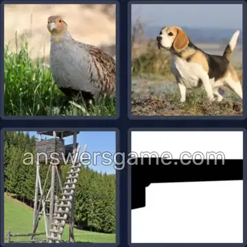 4 Images 1 Mot 8 lettres CHASSEUR