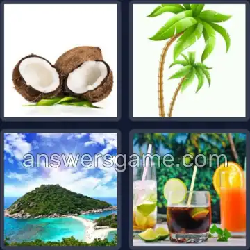 4 Images 1 Mot 8 lettres TROPIQUE