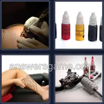 4 Images 1 Mot 8 lettres TATOUEUR