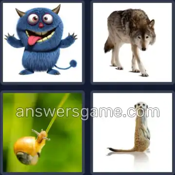 4 Images 1 Mot 8 lettres CREATURE