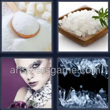 4 Images 1 Mot 8 lettres CRISTAUX