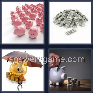 4 Images 1 Mot 8 lettres EPARGNES