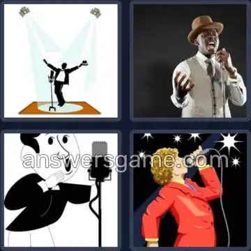 4 Images 1 Mot 8 lettres CHANTEUR