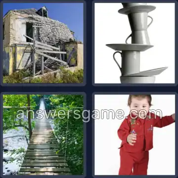 4 Images 1 Mot 8 lettres BRANLANT