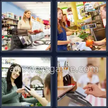 4 Images 1 Mot 8 lettres CAISSIER