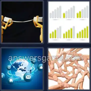 4 Images 1 Mot 8 lettres CONNECTE