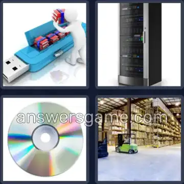 4 Images 1 Mot 8 lettres STOCKAGE