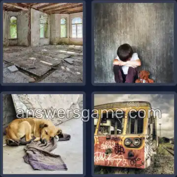 4 Images 1 Mot 9 lettres ABANDONNE