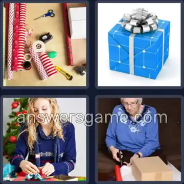 4 Images 1 Mot 9 lettres EMBALLAGE