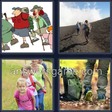 4 Images 1 Mot 9 lettres RANDONNER