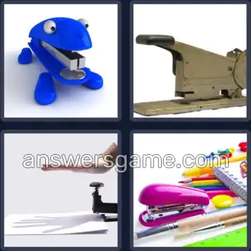 4 Images 1 Mot 9 lettres AGRAFEUSE