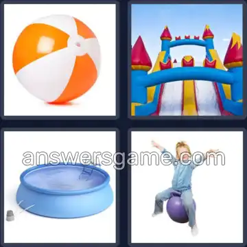 4 Images 1 Mot 9 lettres GONFLABLE