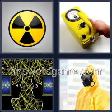 4 Images 1 Mot 9 lettres RADIATION