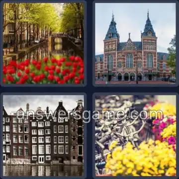 4 Images 1 Mot 9 lettres AMSTERDAM