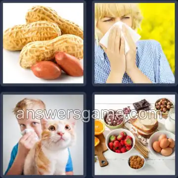4 Images 1 Mot 9 lettres ALLERGIES