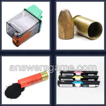 4 Images 1 Mot 9 lettres CARTOUCHE