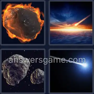 4 Images 1 Mot 9 lettres ASTEROIDE