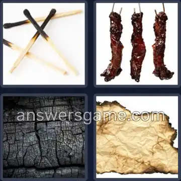 4 Images 1 Mot 9 lettres CARBONISE