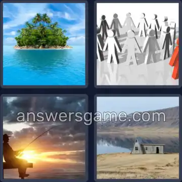 4 Images 1 Mot 9 lettres ISOLEMENT