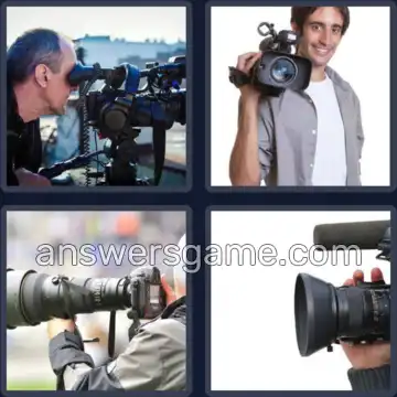 4 Images 1 Mot 9 lettres CAMERAMAN