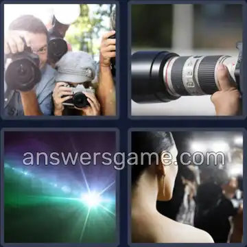 4 Images 1 Mot 9 lettres PAPARAZZI