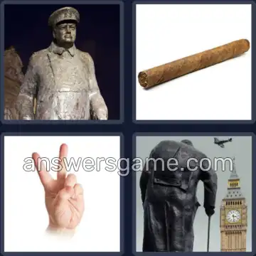 4 Images 1 Mot 9 lettres CHURCHILL