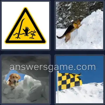 4 Images 1 Mot 9 lettres AVALANCHE