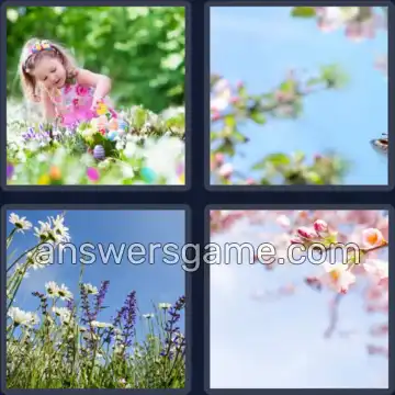 4 Images 1 Mot 9 lettres PRINTEMPS