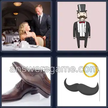 4 Images 1 Mot 9 lettres GENTLEMAN