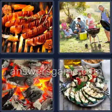 4 Images 1 Mot 9 lettres GRILLADES