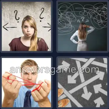 4 Images 1 Mot 9 lettres CONFUSION
