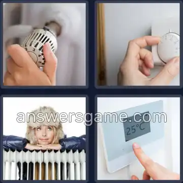 4 Images 1 Mot 9 lettres CHAUFFAGE