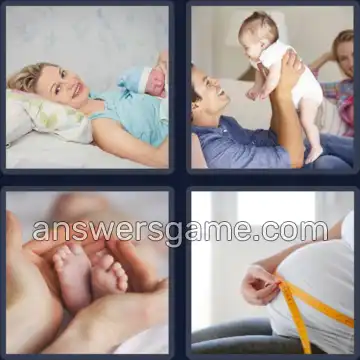 4 Images 1 Mot 9 lettres NAISSANCE