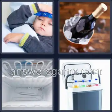 4 Images 1 Mot 9 lettres REFROIDIR