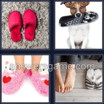 4 Images 1 Mot 9 lettres PANTOUFLE