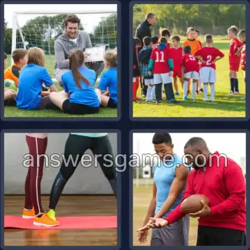 4 Images 1 Mot 9 lettres ENTRAINER