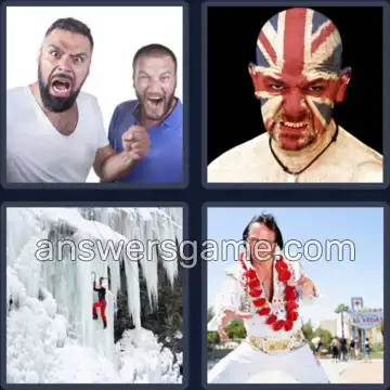 4 Images 1 Mot 9 lettres FANATIQUE