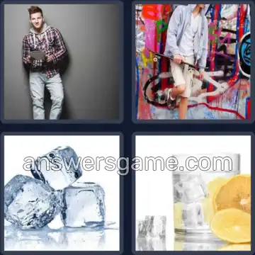 4 Immagini 1 Parola 4 lettere COOL