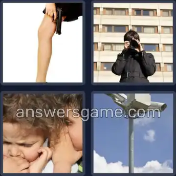 4 Immagini 1 Parola 4 lettere SPIA