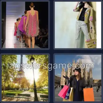 4 Immagini 1 Parola 4 lettere MODA