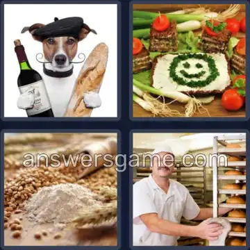4 Immagini 1 Parola 4 lettere PANE
