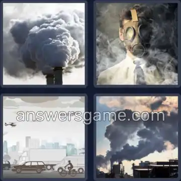 4 Immagini 1 Parola 4 lettere SMOG