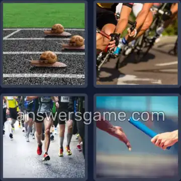 4 Immagini 1 Parola 4 lettere GARA