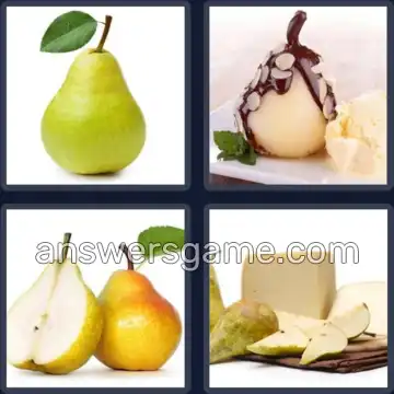 4 Immagini 1 Parola 4 lettere PERA