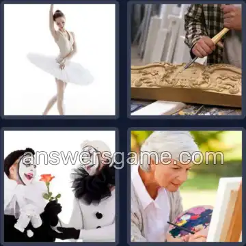 4 Immagini 1 Parola 4 lettere ARTE