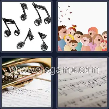 4 Immagini 1 Parola 4 lettere NOTE