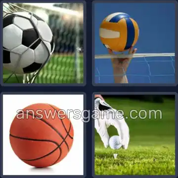 4 Immagini 1 Parola 5 lettere PALLA