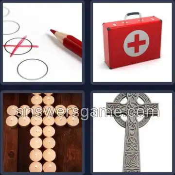 4 Immagini 1 Parola 5 lettere CROCE